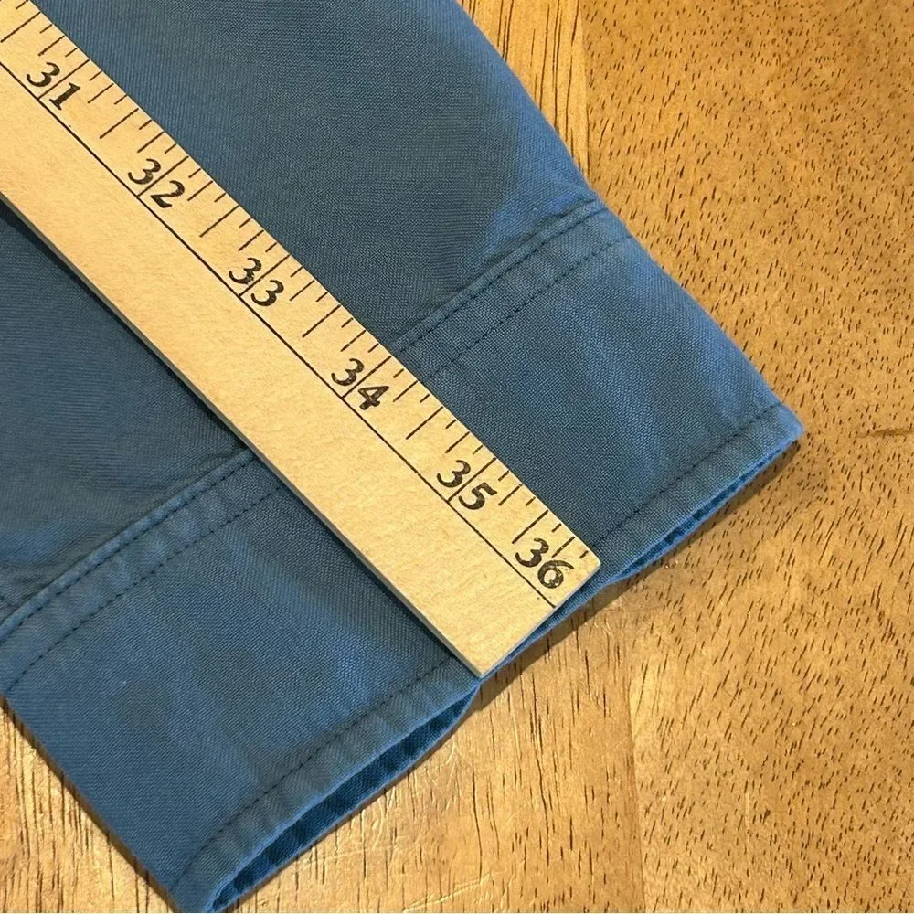 J. Crew Blue Long Sleeve Shirt XL Slim